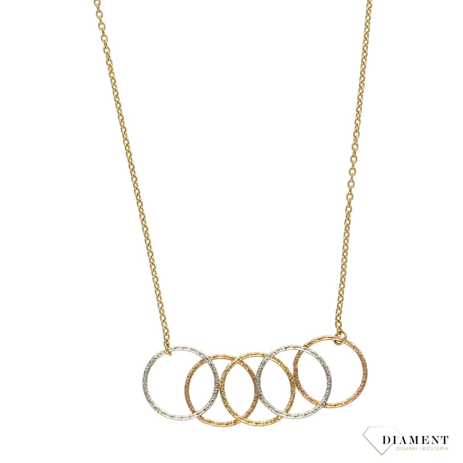 Naszyjnik celebrytka 585 kółka NSZ-000000-104-585.jpg