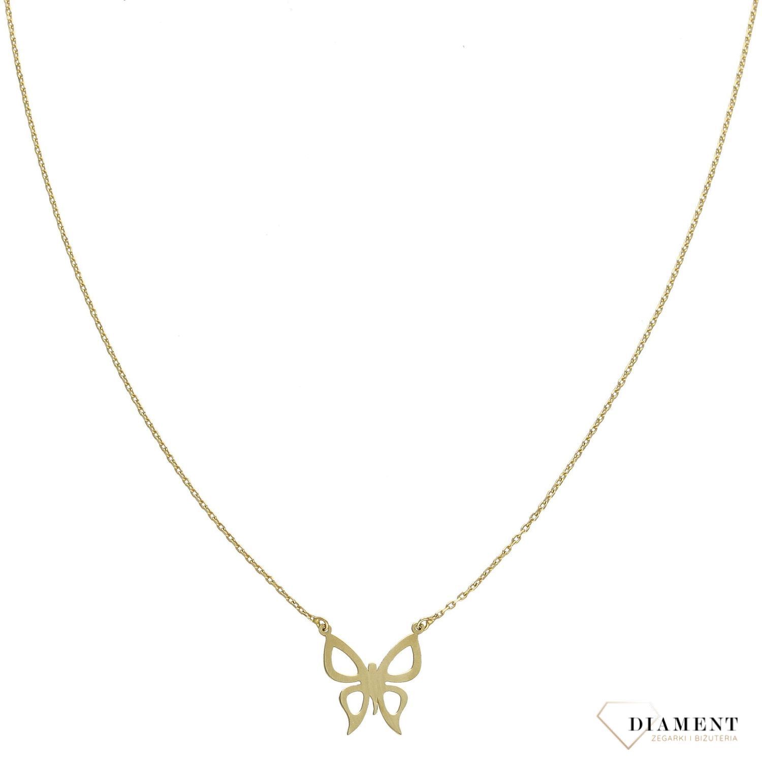 Naszyjnik złoty celebrytka 585 motyl ✓Złote Naszyjniki Damskie w Sklepie z Biżuterią zegarki-diament.pl✓Piękne i Eleganckie Naszyjniki dla Kobiet✓Prawdziwe Złoto ✓.jpg