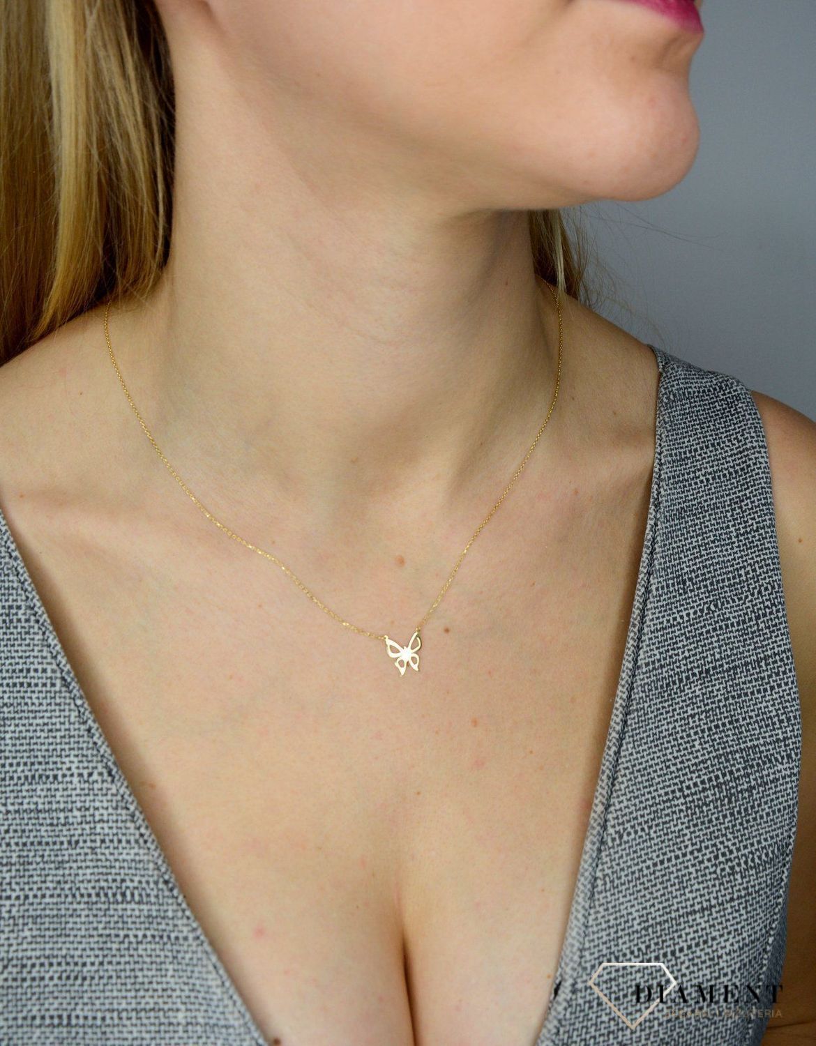 Naszyjnik złoty celebrytka 585 motyl ✓Złote Naszyjniki Damskie w Sklepie z Biżuterią zegarki-diament.pl✓Piękne i Eleganckie Naszyjniki dla Kobiet✓Prawdziwe Złoto ✓.jpg