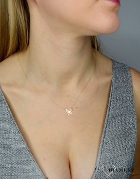 Naszyjnik złoty celebrytka 585 motyl ✓Złote Naszyjniki Damskie w Sklepie z Biżuterią zegarki-diament.pl✓Piękne i Eleganckie Naszyjniki dla Kobiet✓Prawdziwe Złoto ✓5.JPG