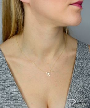 Naszyjnik złoty celebrytka 585 motyl ✓Złote Naszyjniki Damskie w Sklepie z Biżuterią zegarki-diament.pl✓Piękne i Eleganckie Naszyjniki dla Kobiet✓Prawdziwe Złoto ✓6.JPG