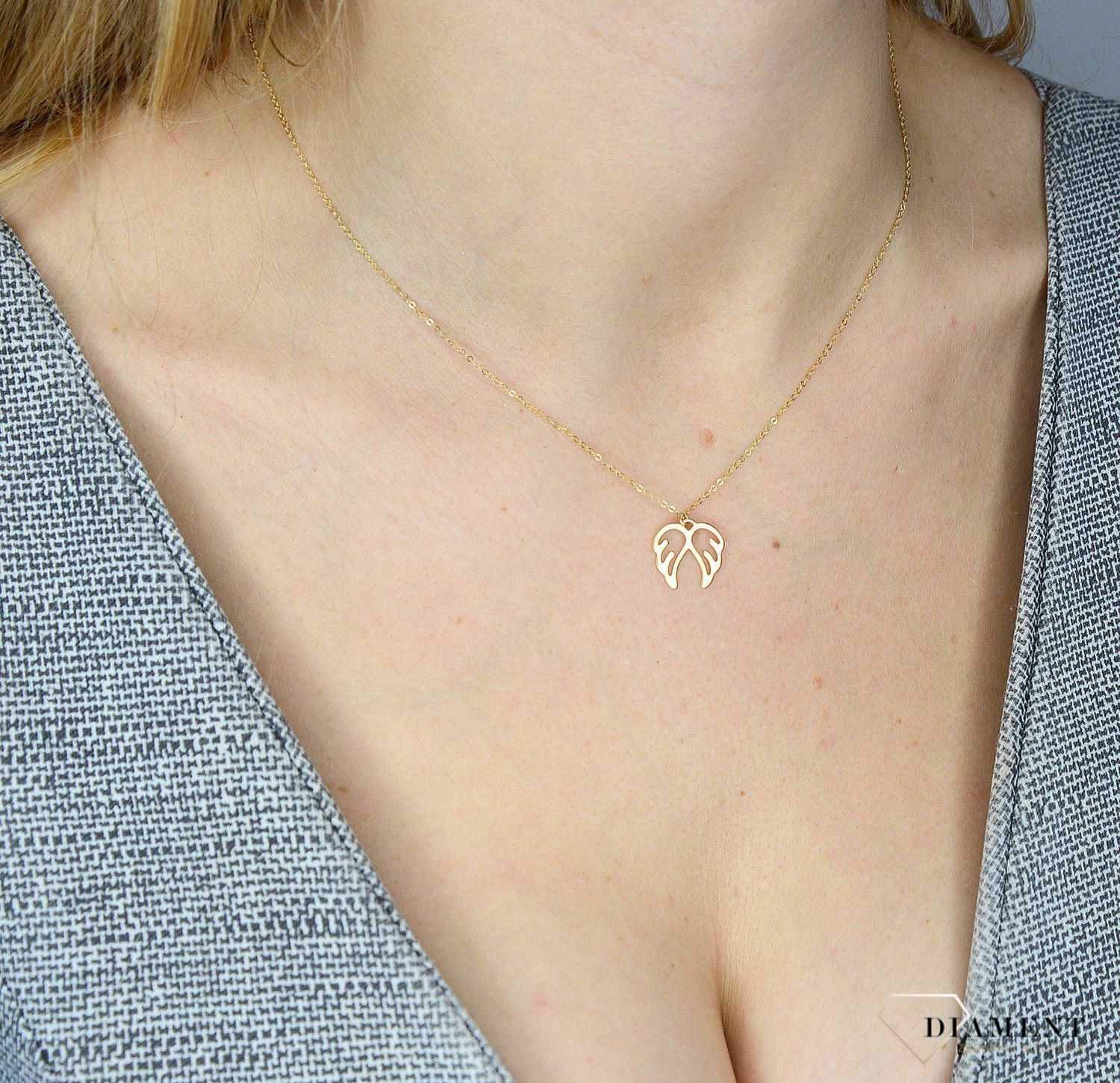 Naszyjnik złoty celebrytka 585 skrzydła✓Złote Naszyjniki Damskie w Sklepie z Biżuterią zegarki-diament.pl✓Piękne i Eleganckie Naszyjniki dla Kobiet✓Prawdziwe Złoto ✓.jpg