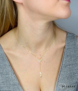 Naszyjnik złoty celebrytka 585 dziewczynka z balonami ✓Złote Naszyjniki Damskie w Sklepie z Biżuterią zegarki-diament.pl ✓Piękne i Eleganckie Naszyjniki dla Kobiet✓Prawdziwe Złoto ✓5.JPG