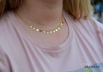 Złoty naszyjnik celebrytka z kółeczkami✓Złote Naszyjniki Damskie w Sklepie z Biżuterią zegarki-diament.pl✓Piękne i Eleganckie Naszyjniki dla Kobiet✓Prawdziwe Złoto ✓Darmowa wysyłka1.JPG