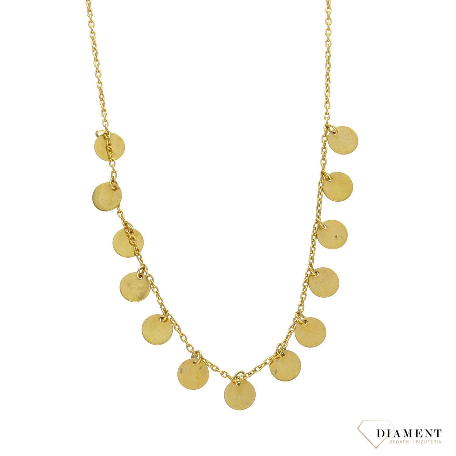 Złoty naszyjnik celebrytka z kółeczkami✓Złote Naszyjniki Damskie w Sklepie z Biżuterią zegarki-diament.pl✓Piękne i Eleganckie Naszyjniki dla Kobiet✓Prawdziwe Złoto ✓Darmowa wysyłka✓.jpg