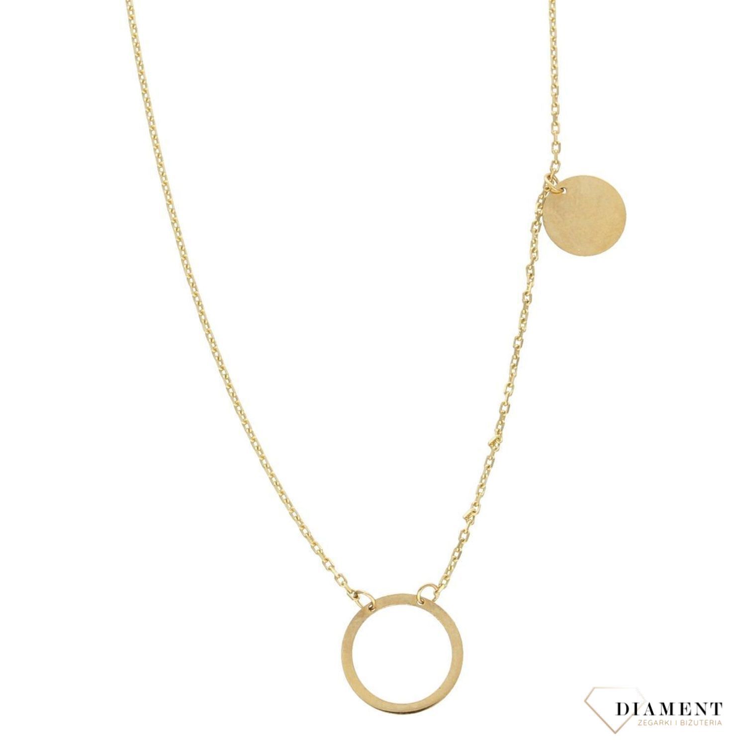 CELEBRITYⅡ Złota celebrytka delikatne cyrkonie p. 585