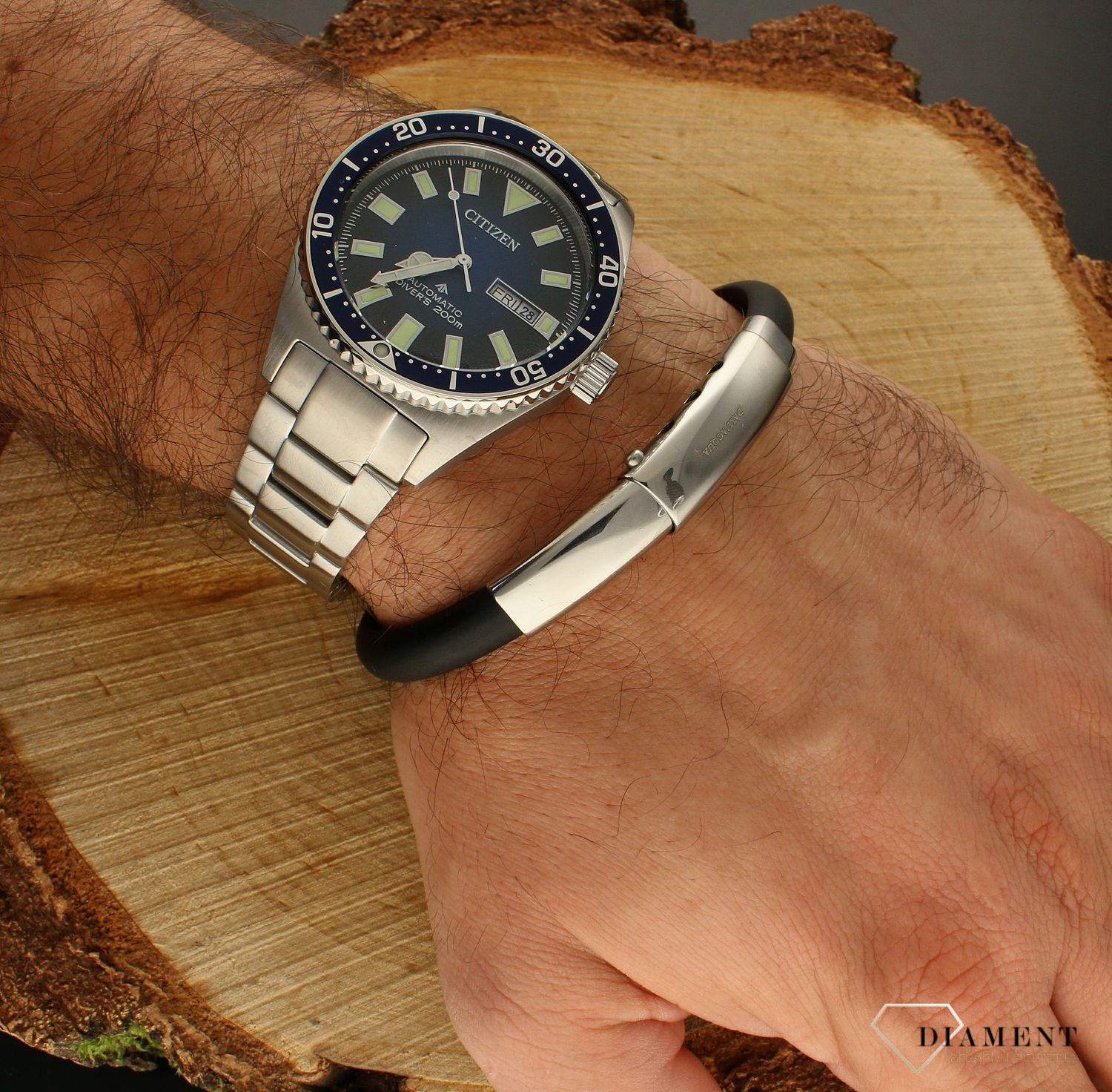 Zegarek męski Citizen Promaster Automatic Challange Diver NY0129-58LE. Zegarek męski do nurkowania. Automat do nurkowania. Męski zegarek na prezent. Zegarek citizen do nurkowania. Zegarek z granatową tarczą i bezlem..jpg