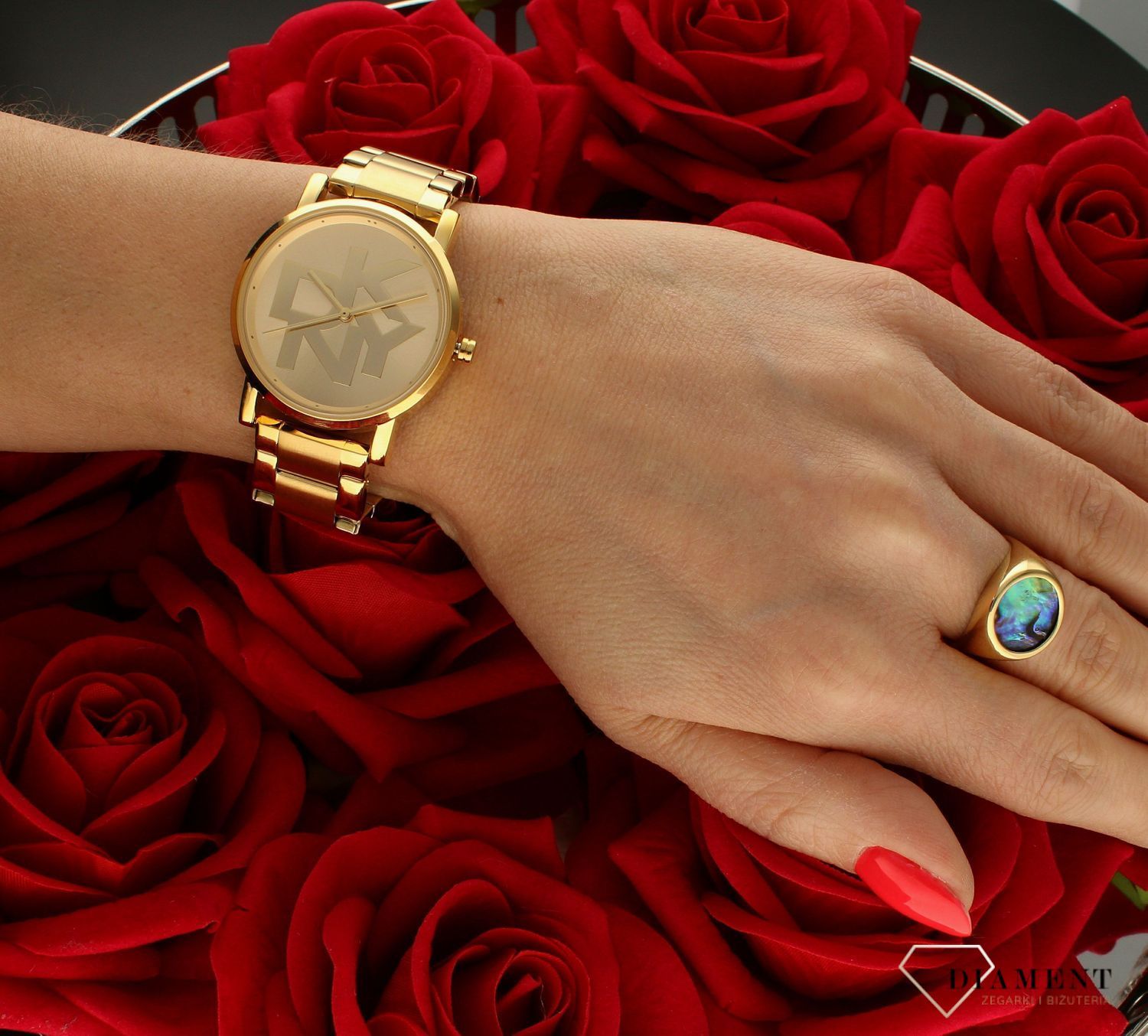 Zegarek damski złoty DKNY Soho NY2959.jpg