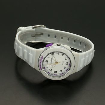 Zegarek dziecięcy biały, wodoszczelny na silikonowym pasku XONIX Sport OC-001A. Zegarek na komunię🎁 (3).jpg