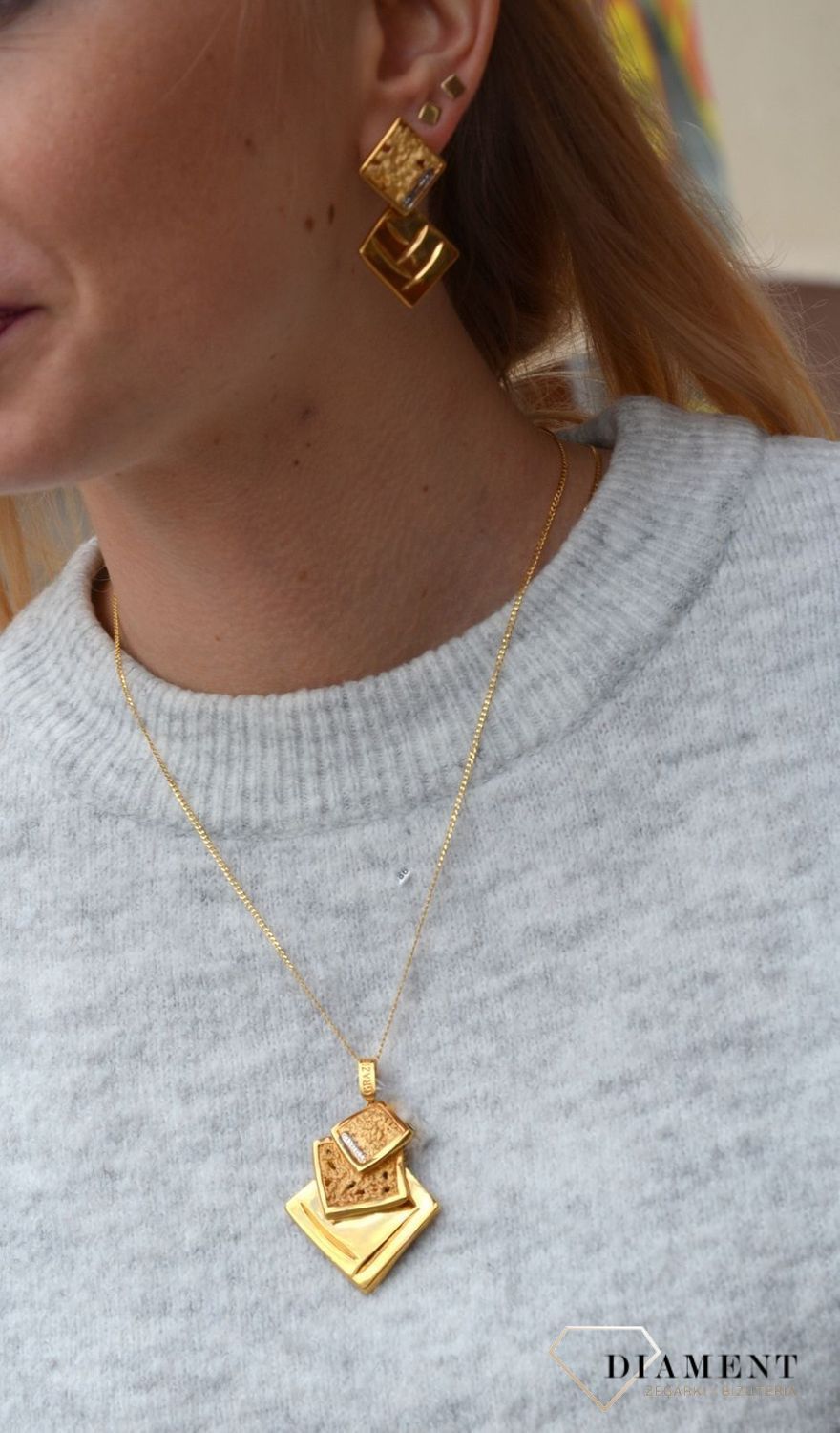 Kolczyki złote Graziella. Kolczyki złote w Sklepie z Biżuterią zegarki-diament.pl✓ Piękne i Eleganckie Kolczyki dla Kobiet✓Biżuteria damska idealna na prezent (2).jpg