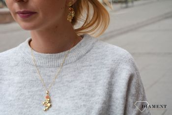 Kolczyki złote kamienie naturalne. Kolczyki złote w Sklepie z Biżuterią zegarki-diament.pl✓ Piękne i Eleganckie Kolczyki ✓ Biżuteria damska idealna na prezent dla kobiety (1).JPG