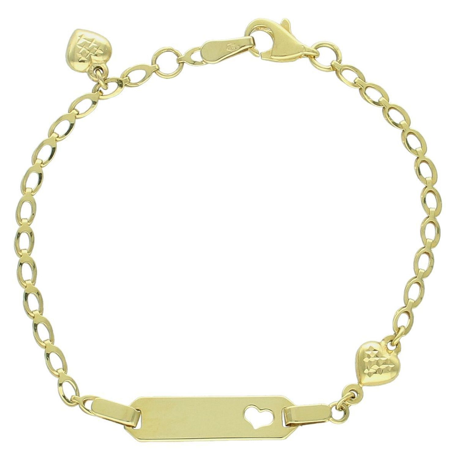 Bransoleta blaszka z serduszkami pr 333, OPB000000-242 Bransoletka złota próby 333 blaszka z serduszkami. Bransoletka złota próby 333 blaszka jest doskonałym elementem 1.jpg