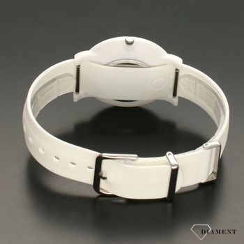 Zegarek damski OPS! OPSOPH-10 to idealny pomysł na prezent dla dziewczynki. Zegarek damski w białym kolorze (2).jpg