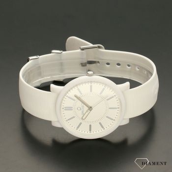 Zegarek damski OPS! OPSOPH-10 to idealny pomysł na prezent dla dziewczynki. Zegarek damski w białym kolorzec (3).jpg