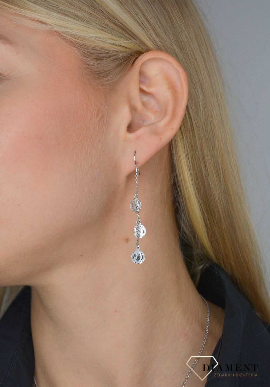 Kolczyki srebrne wiszące DALL'ACQUA FAVORE DENARO ORRM22922.jpg