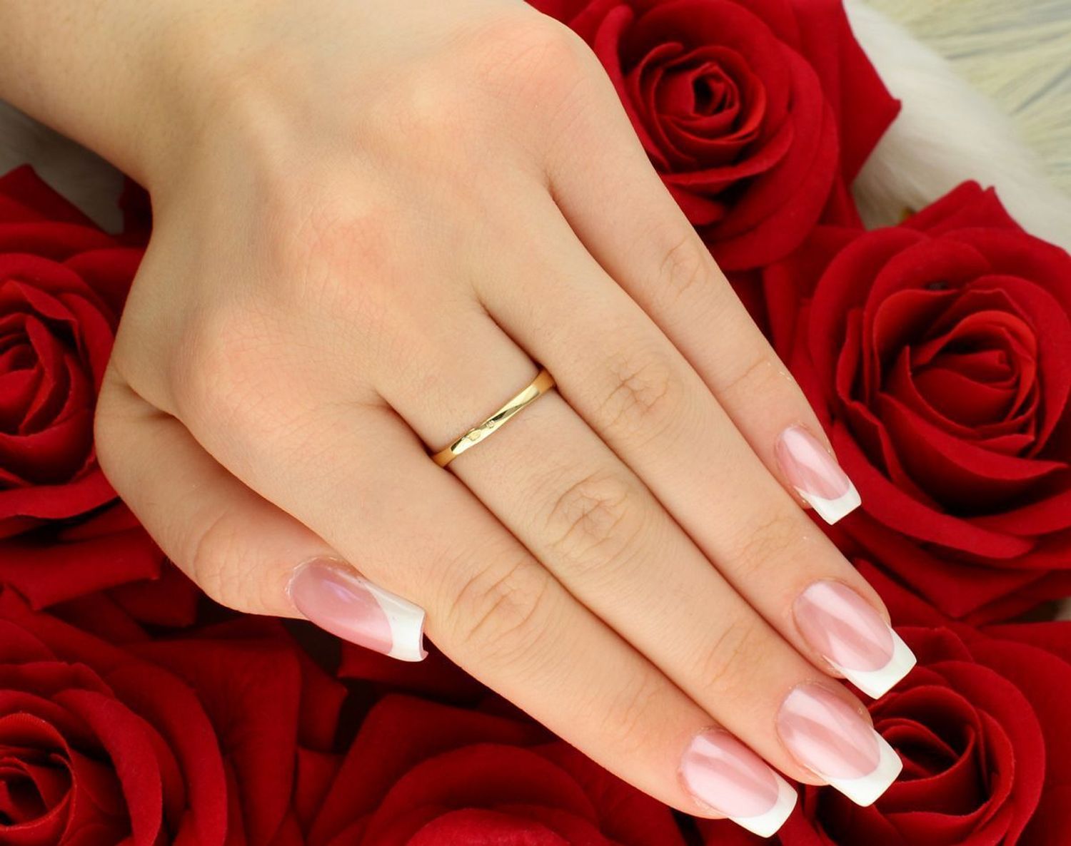 Złoty pierścionek damski z cyrkoniami – model podwójny, próba 585  Rozmiar 17.jpg