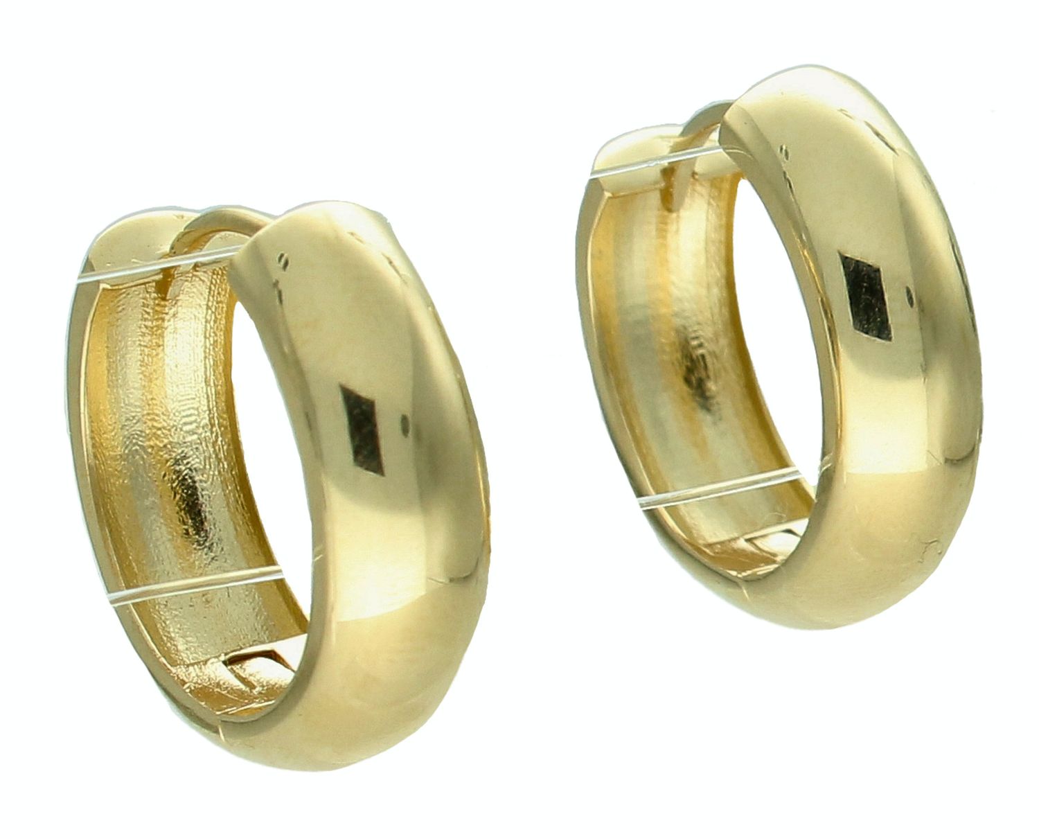 Złote kolczyki damskie 585 klasyczne gładkie koła P12E-8142. Złote kolczyki damskie. Kolczyki złote na zatrzask. Kolczyki koła damskie złote. Kolczyki złote klasyczne koła. Kolczyki idealne na prezent..jpg