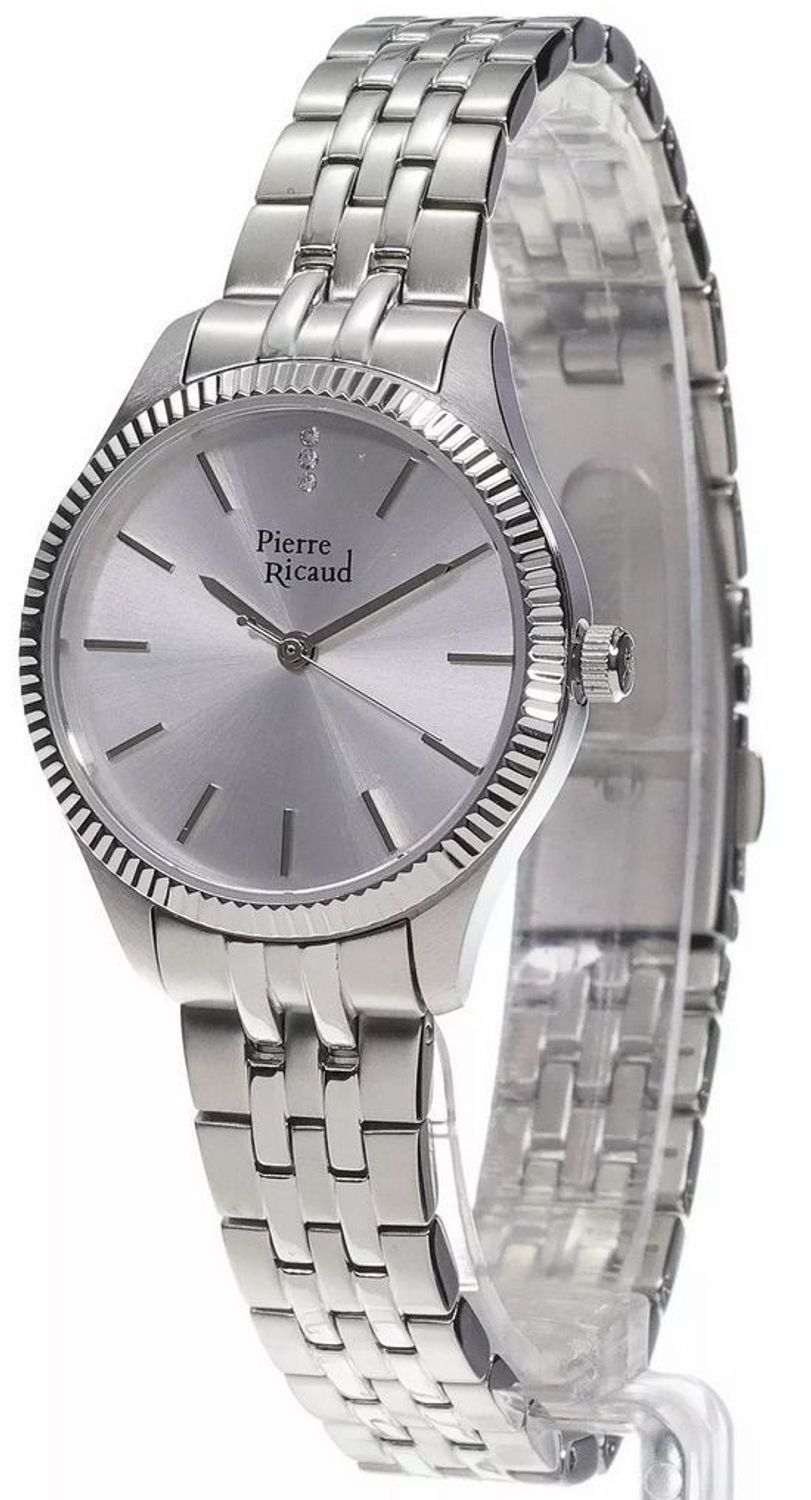 Zegarek damski Pierre Ricaud P21018.5113Q z linii Classic Analog – prosty i elegancki model z mechanizmem Citizen Miyota 2035, stalową kopertą i bransoletą, często sprzedawany w zestawie.1.jpg