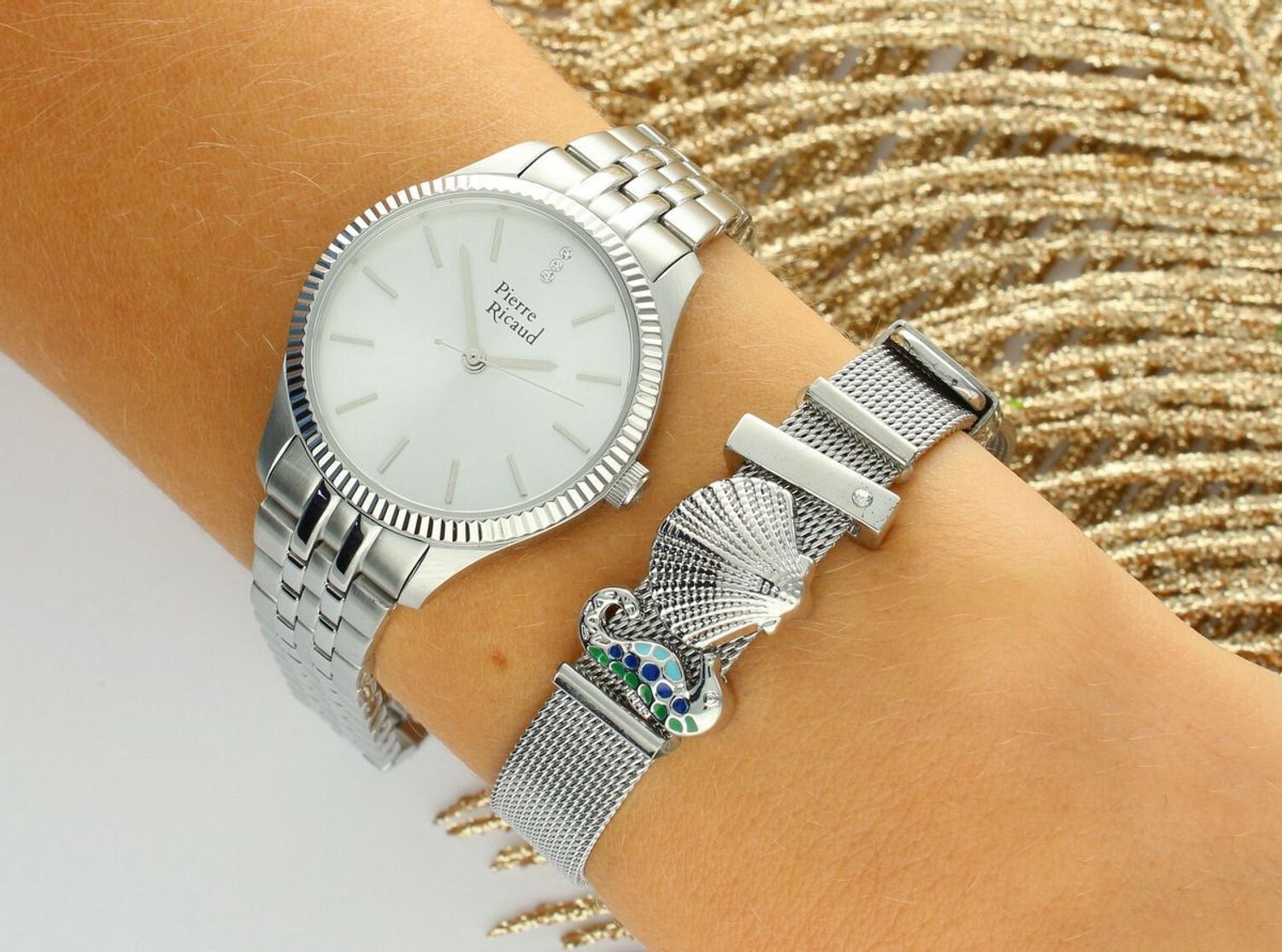 Zegarek damski Pierre Ricaud P21018.5113Q z linii Classic Analog – prosty i elegancki model z mechanizmem Citizen Miyota 2035, stalową kopertą i bransoletą, często sprzedawany w zestawie.1.jpg