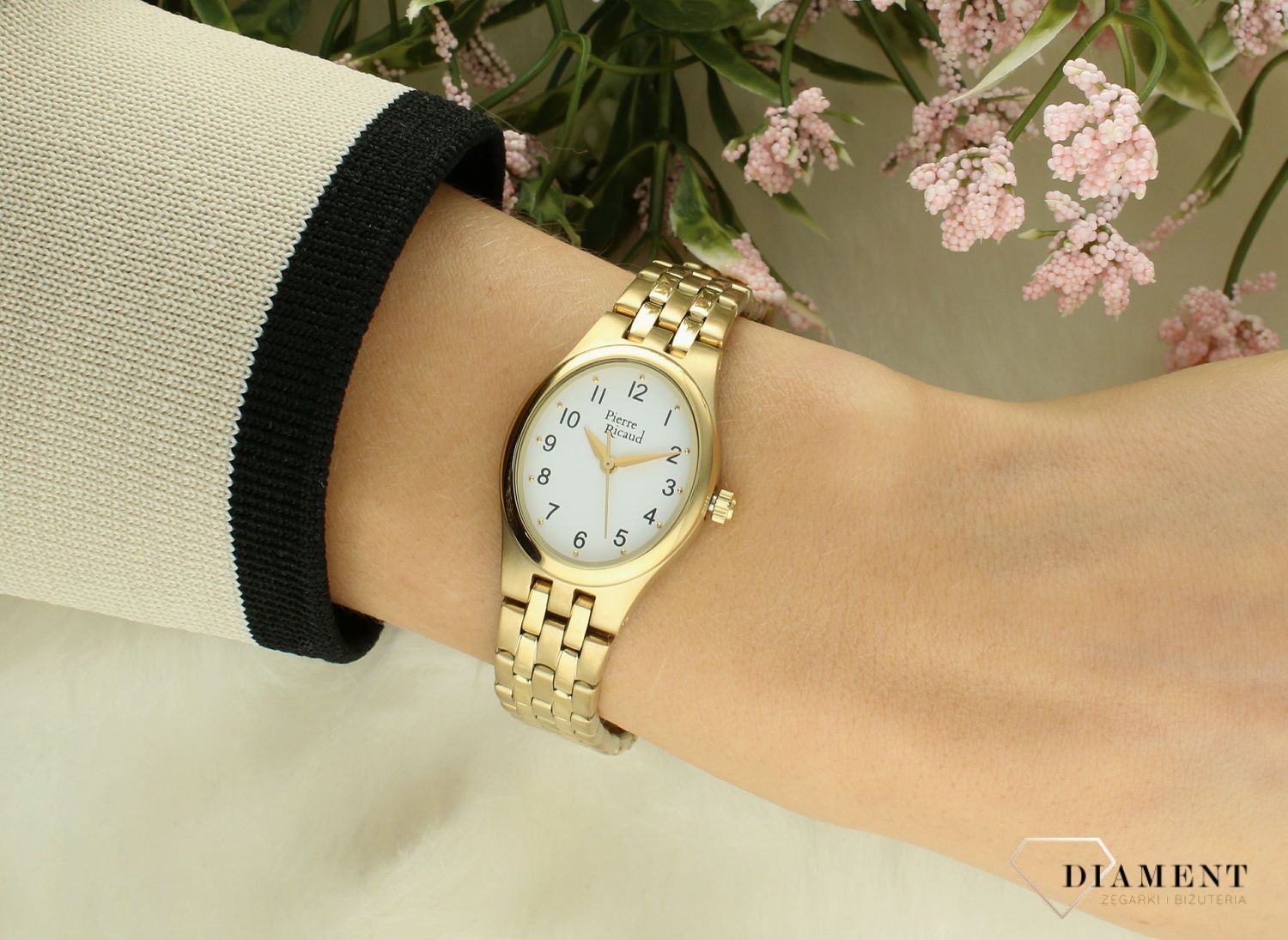 Zegarek damski na złotej bransolecie Pierre Ricaud Classic P21031.1123Q.jpg