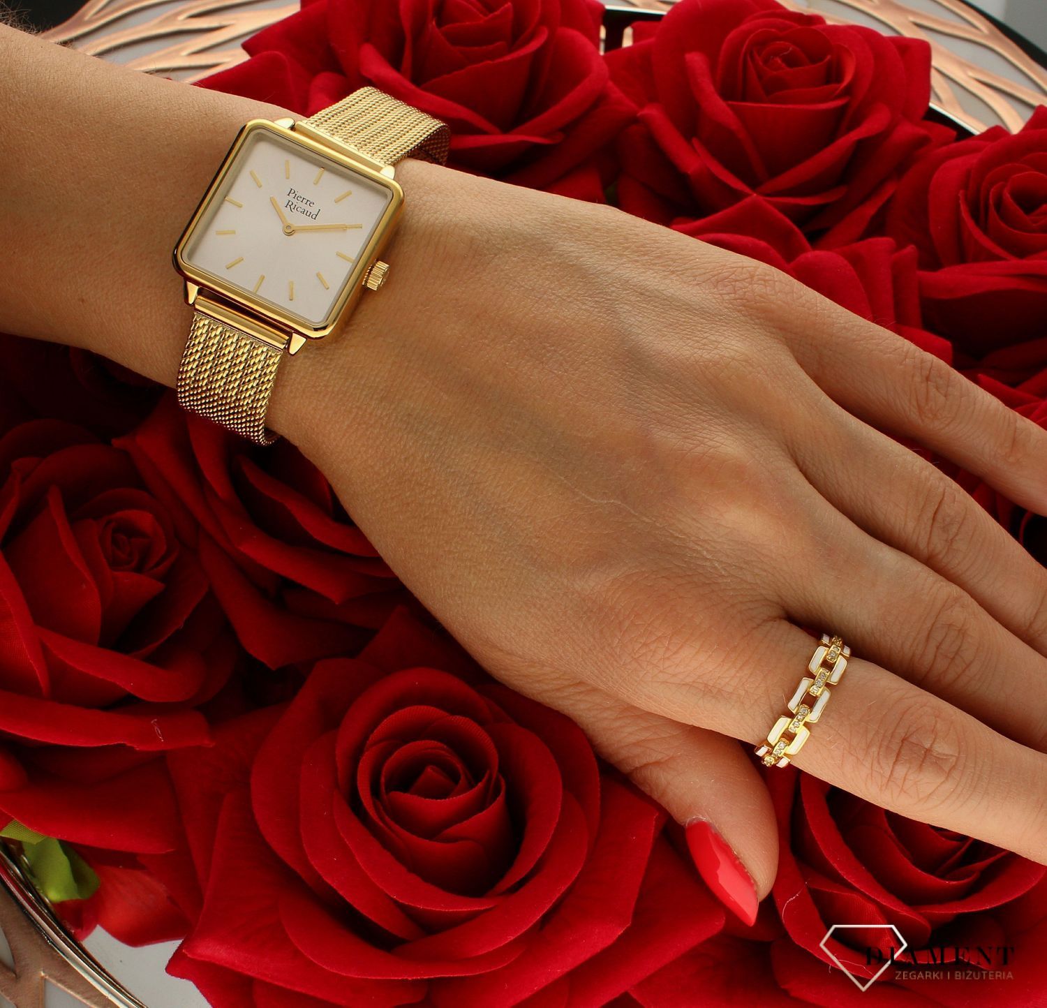 Zegarek damski złoty Pierre Ricaud Classic P21064.1113Q.jpg
