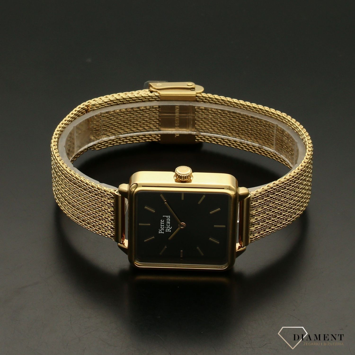 Zegarek damski Pierre Ricaud 'kwadratowa czerń' P21064.1114Q.jpg
