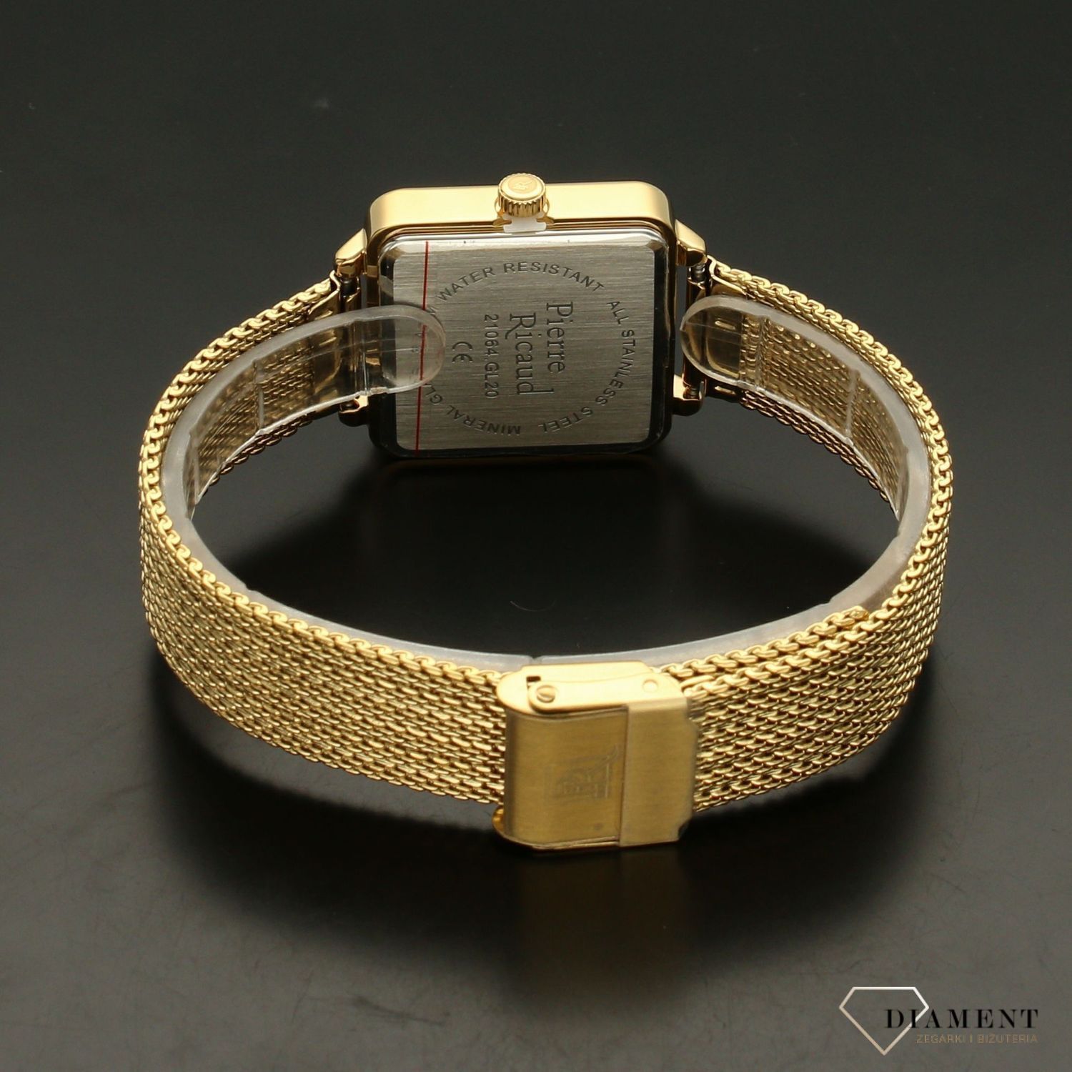 Zegarek damski Pierre Ricaud 'kwadratowa czerń' P21064.1114Q.jpg