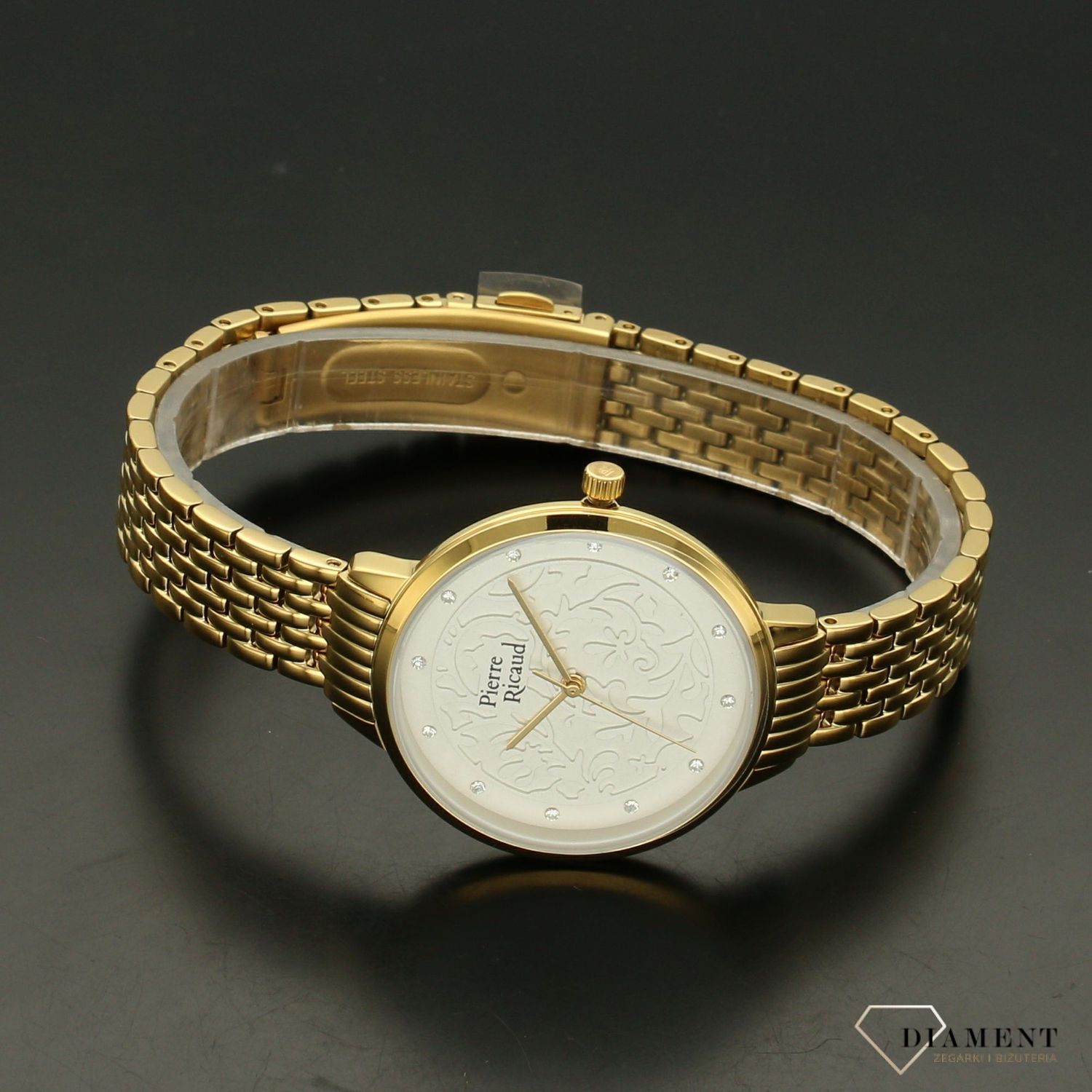Zegarek damski Pierre Ricaud 'wzorzysta tarcza' P21065.1143Q.jpg