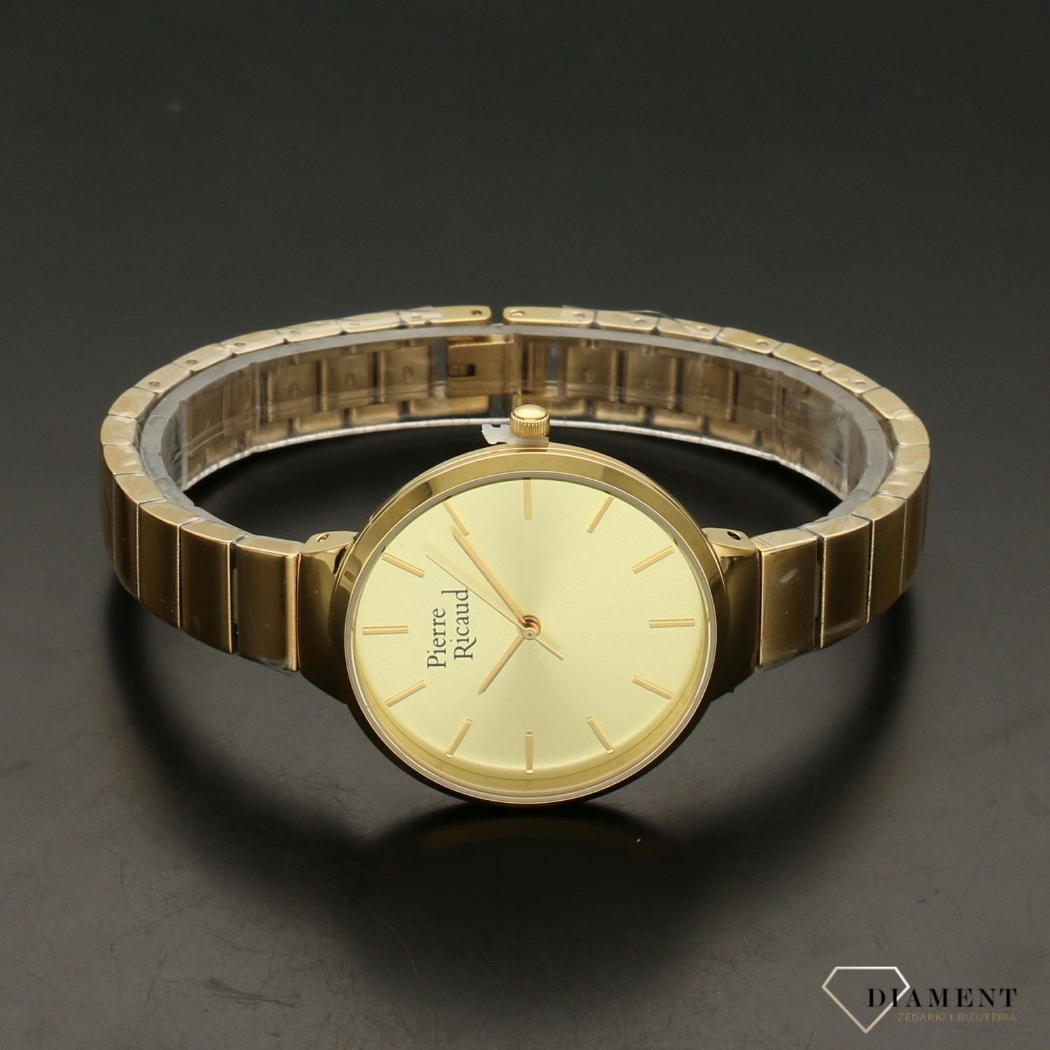Zegarek damski Pierre Ricaud 'złota tarcza' P21094.111SQ.jpg