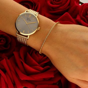 Zegarek damski Pierre Ricaud P22025.1157Q. Złote zegarki na bransolecie (2).jpg