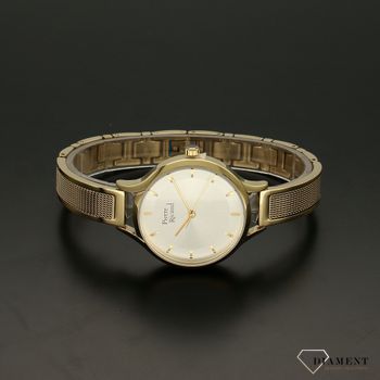 Zegarek damski Pierre Ricaud P22028.1113 ⌚ Zegarek damski w kolorze złotym z ozdobną bransoletą i tarczą. Tarcza zegarka ozdobiona indeksami punktowymi. Idealny pomysł na prezent 🎁 (3).jpg