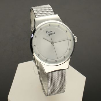 Zegarek damski Pierre Ricaud P22038.5143Q. Zegarek na bransolecie. Zegarek biżuteryjny.  Zegarek damski klasyczny w kolorze sreb (3).jpg
