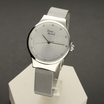 Zegarek damski Pierre Ricaud P22038.5143Q. Zegarek na bransolecie. Zegarek biżuteryjny.  Zegarek damski klasyczny w kolorze sreb (4).jpg