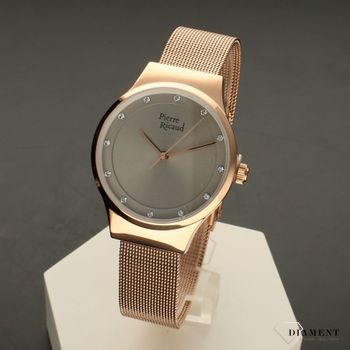 Zegarek damski Pierre Ricaud  P22038.91R7Q. Zegarek na bransolecie. Zegarek biżuteryjny.  Zegarek damski klasyczny w kolorze róż (3).jpg