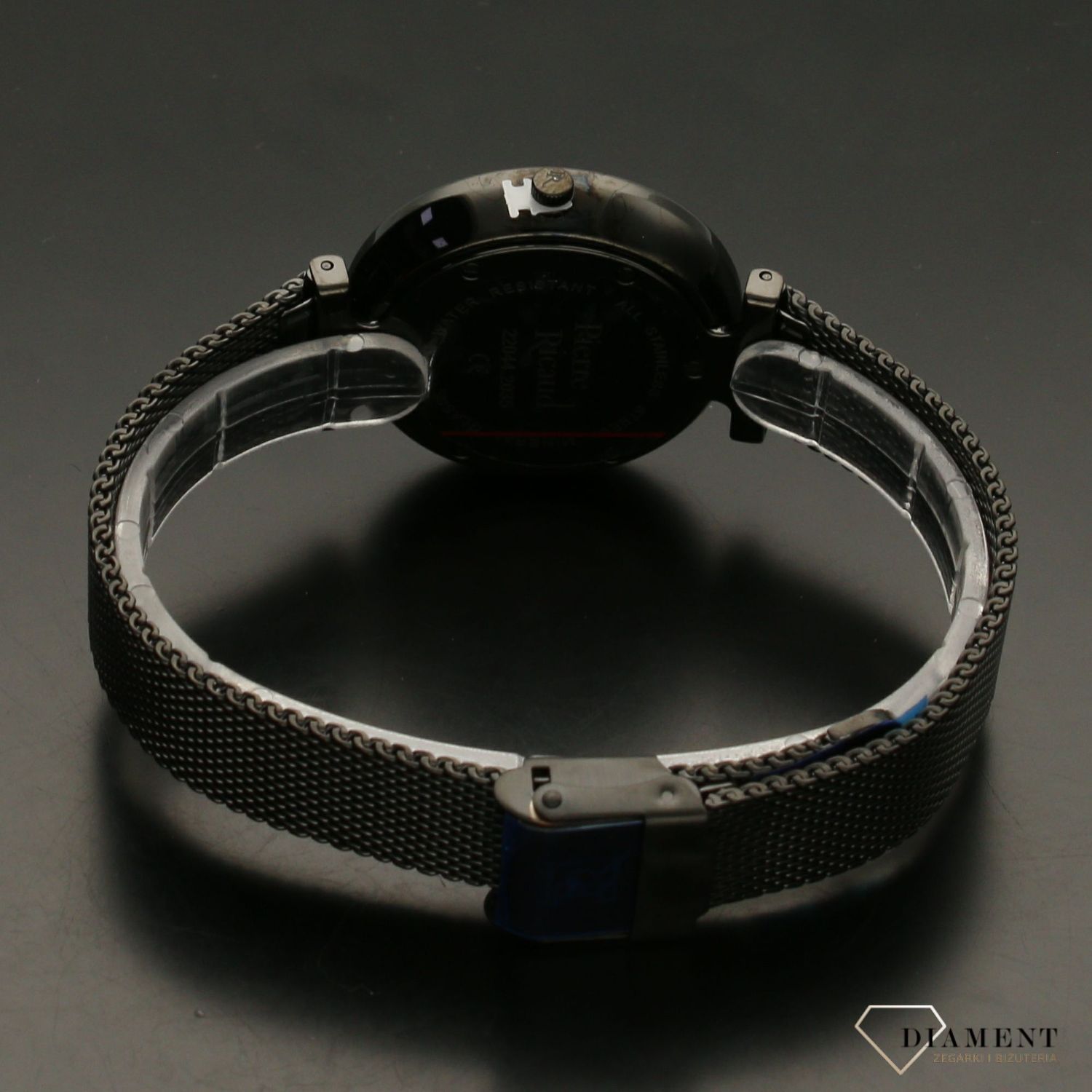 Modny zegarek damski w kolorze czarnym. Zegarek damski Set z dołączonym paskiem skórzanym w kolorze czarnym. Idealny pomysł na prezent (1).jpg