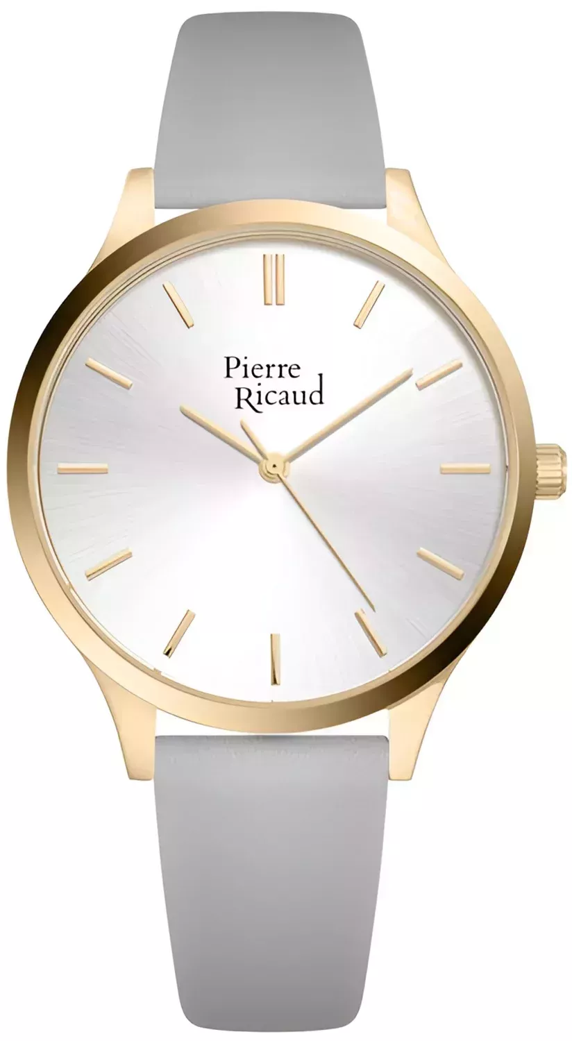 Zegarek damski  na szarym pasku skórzanym P22045.1G13Q.webp