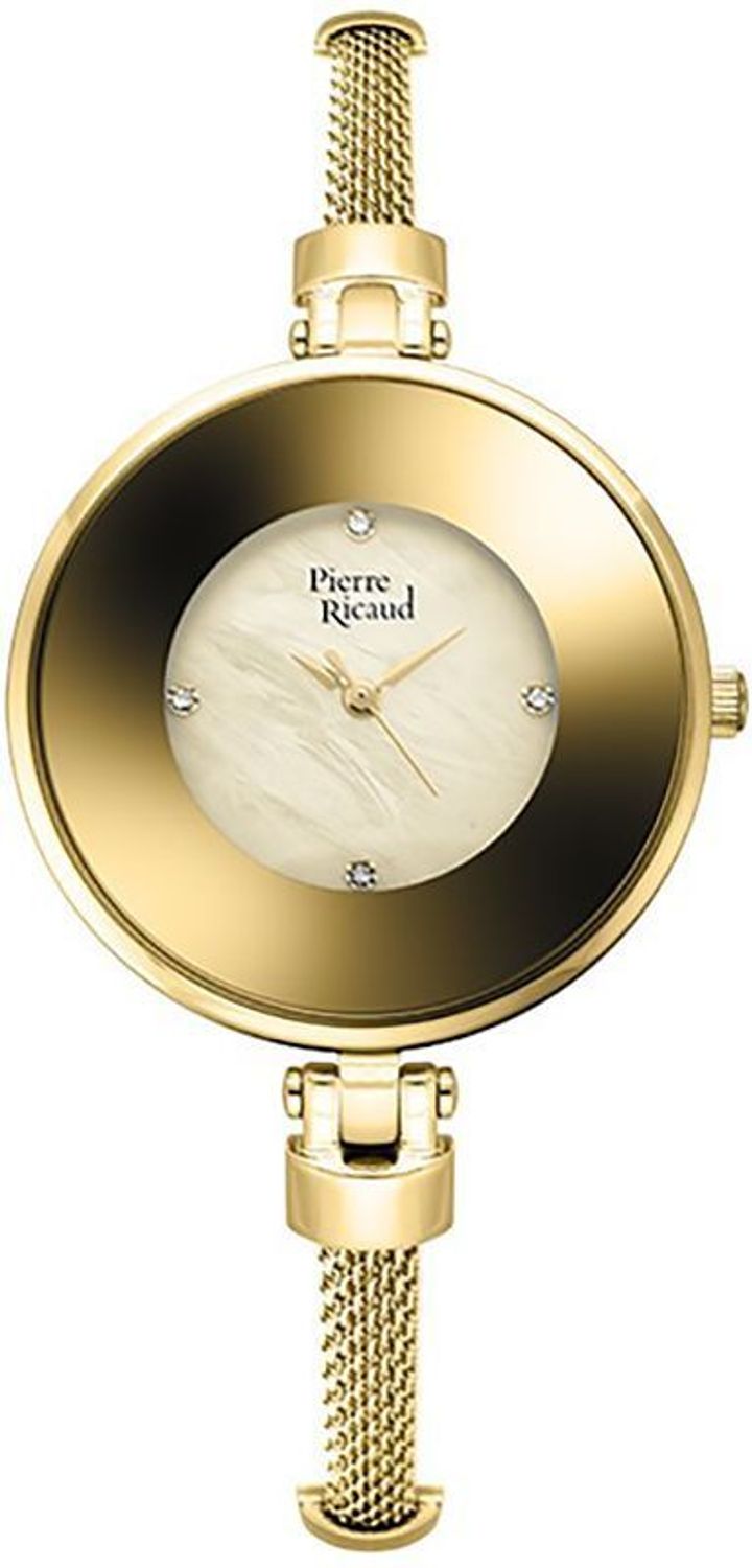 Zegarek damski na bransolecie biżuteryjnej Pierre Ricaud P22048.114SQT..jpg