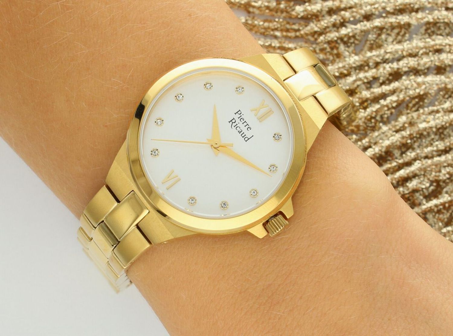 Zegarek damski Pierre Ricaud P22065.1183Q – elegancki i kobiecy model z mechanizmem Citizen Miyota 2035, stalową bransoletą i błyszczącymi cyrkoniami. Idealny dodatek na co dzień i na specjalne1.jpg