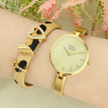 Zegarek damski Pierre Ricaud P22092.115SQ złoty masa perłowa  Sklep Diament Autoryzowany Sprzedawca złoty.jpg