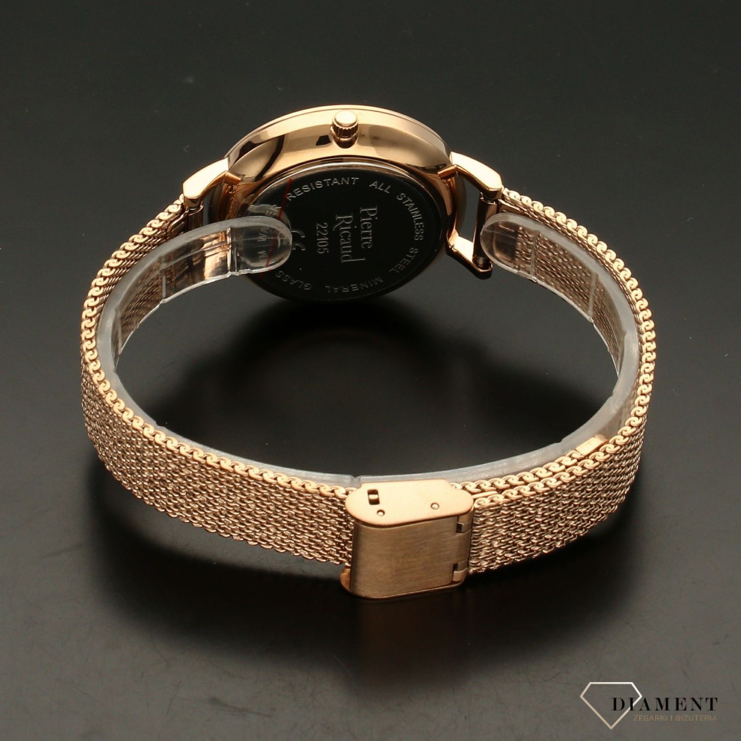 Zegarek damski Pierre Ricaud 'grafitowa tarcza z kwiatem' P22105.9114Q.jpg