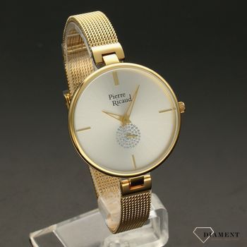 Zegarek damski na złotej bransolecie P22108 (1).jpg