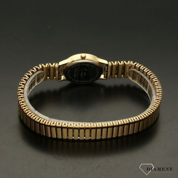 Zegarek damski Złoty klasyczny na rozciąganej bransolecie P22112.1122Q. Zegarek damski z owalnąkopertą (4).jpg