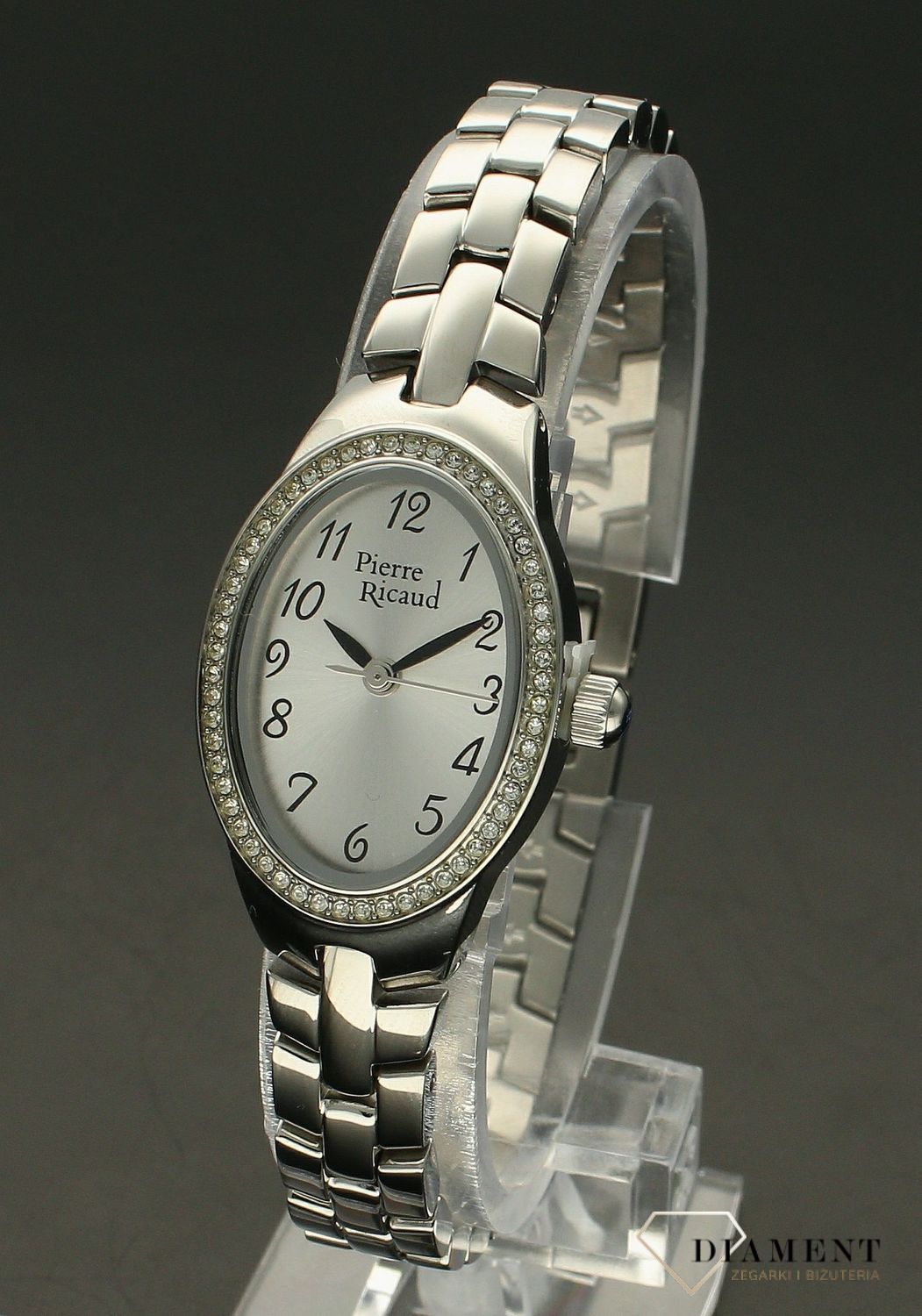 Zegarek damski na bransoletce klasyczny Pierre Ricaud P22149.5123QZ. Zegarek damski tani. Widoczny damski zegarek. Zegarek damski z małą tarczą. Na prezent dla kobiety..jpg