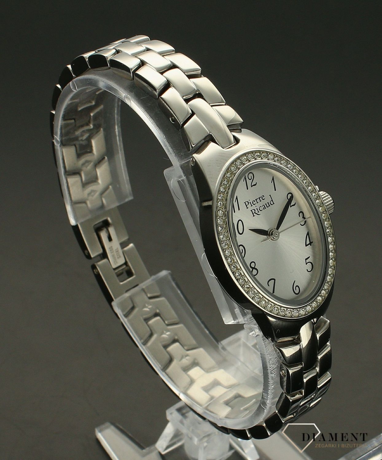 Zegarek damski na bransoletce klasyczny Pierre Ricaud P22149.5123QZ. Zegarek damski tani. Widoczny damski zegarek. Zegarek damski z małą tarczą. Na prezent dla kobiety..jpg