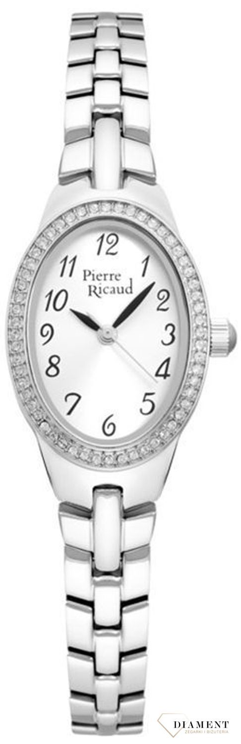 Zegarek damski na bransoletce klasyczny Pierre Ricaud P22149.5123QZ. Zegarek damski tani. Widoczny damski zegarek. Zegarek damski z małą tarczą. Na prezent dla kobiety..jpg