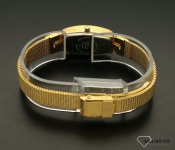 Zegarek damski na bransoletce klasyczny złoty Pierre Ricaud prostokątny P22150.1161Q. Damski zegarek złoty. Zegarek w prostokącie. Biżuteryjny zegarek. Tani zegarek na prezent5.jpg