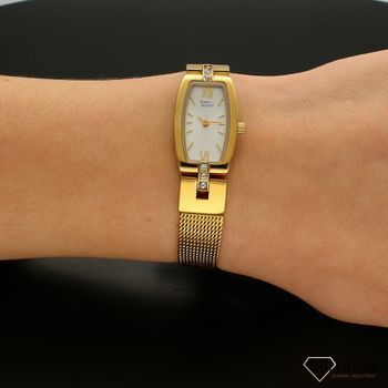 Zegarek damski Pierre Ricaud P22150.1163Q na złotej bransolecie wykonany ze stali szlachetnej z mechanizmem kwarcowym, zasilanym za pomocą baterii (1).jpg