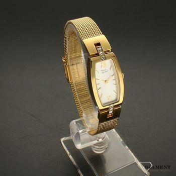 Zegarek damski Pierre Ricaud P22150.1163Q na złotej bransolecie wykonany ze stali szlachetnej z mechanizmem kwarcowym, zasilanym za pomocą baterii (2).jpg