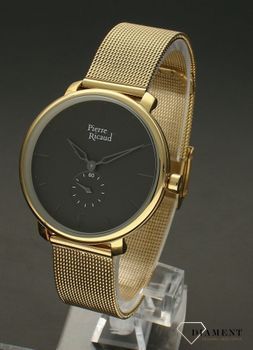 Zegarek złoty damski na bransoletce Pierre Ricaud Grafitowe marzenie P22168.1116Q. Klasyczny zegarek. Prosty zegarek. Doskonały zegarek na prezent dla kobiety. Kobiecy zegarek.3.jpg