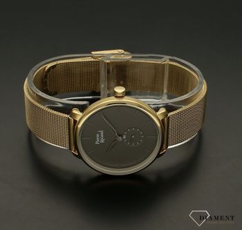 Zegarek złoty damski na bransoletce Pierre Ricaud Grafitowe marzenie P22168.1116Q. Klasyczny zegarek. Prosty zegarek. Doskonały zegarek na prezent dla kobiety. Kobiecy zegarek.4.jpg